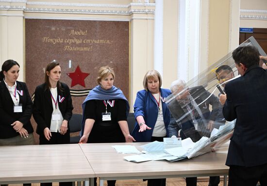 Russia Presidential Election Vote Counting