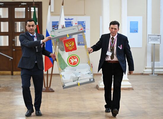 Russia Presidential Election Vote Counting