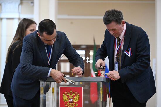 Russia Presidential Election Vote Counting