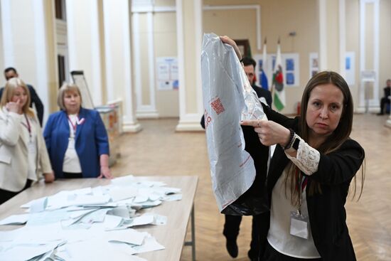 Russia Presidential Election Vote Counting