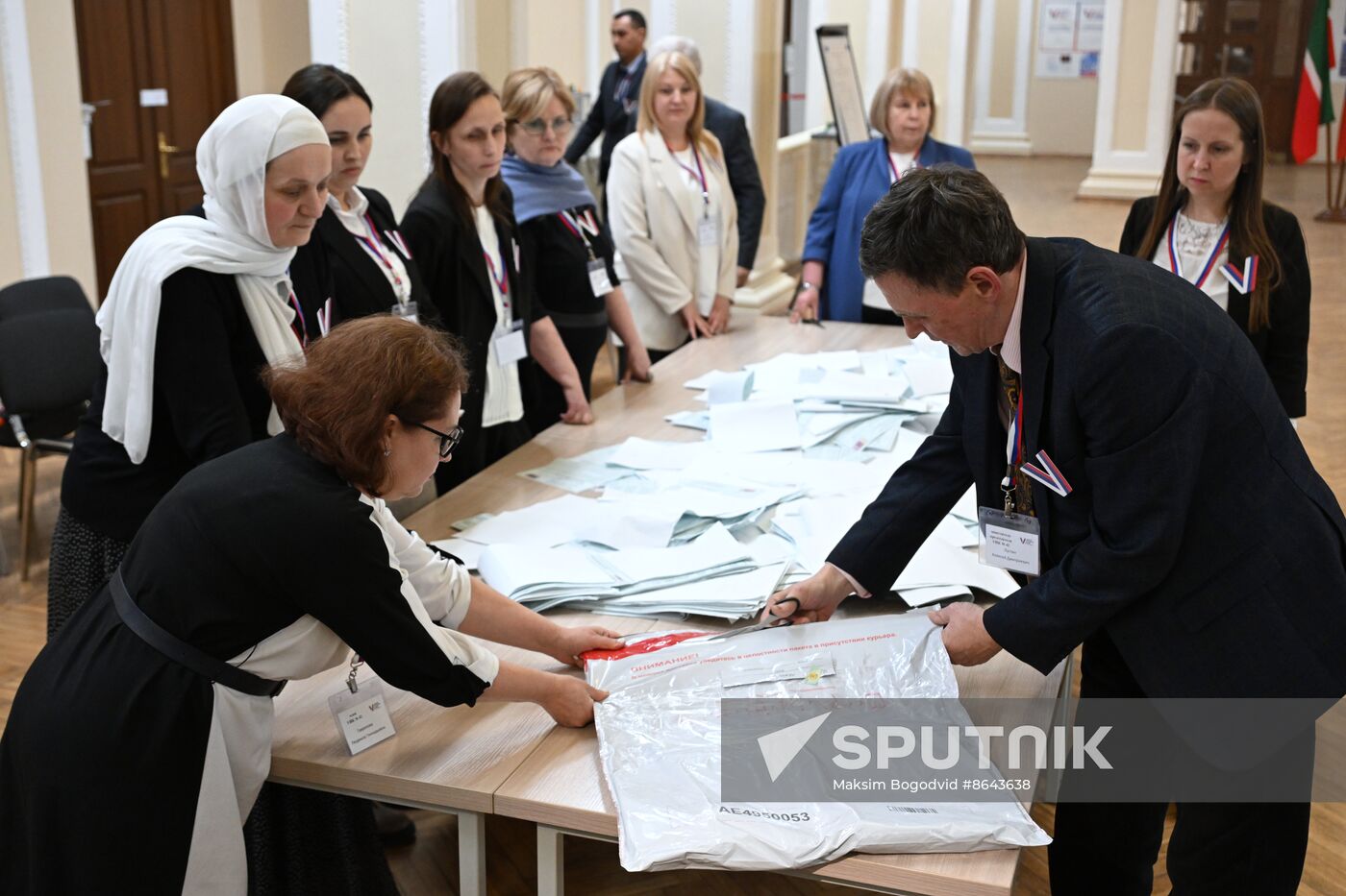 Russia Presidential Election Vote Counting