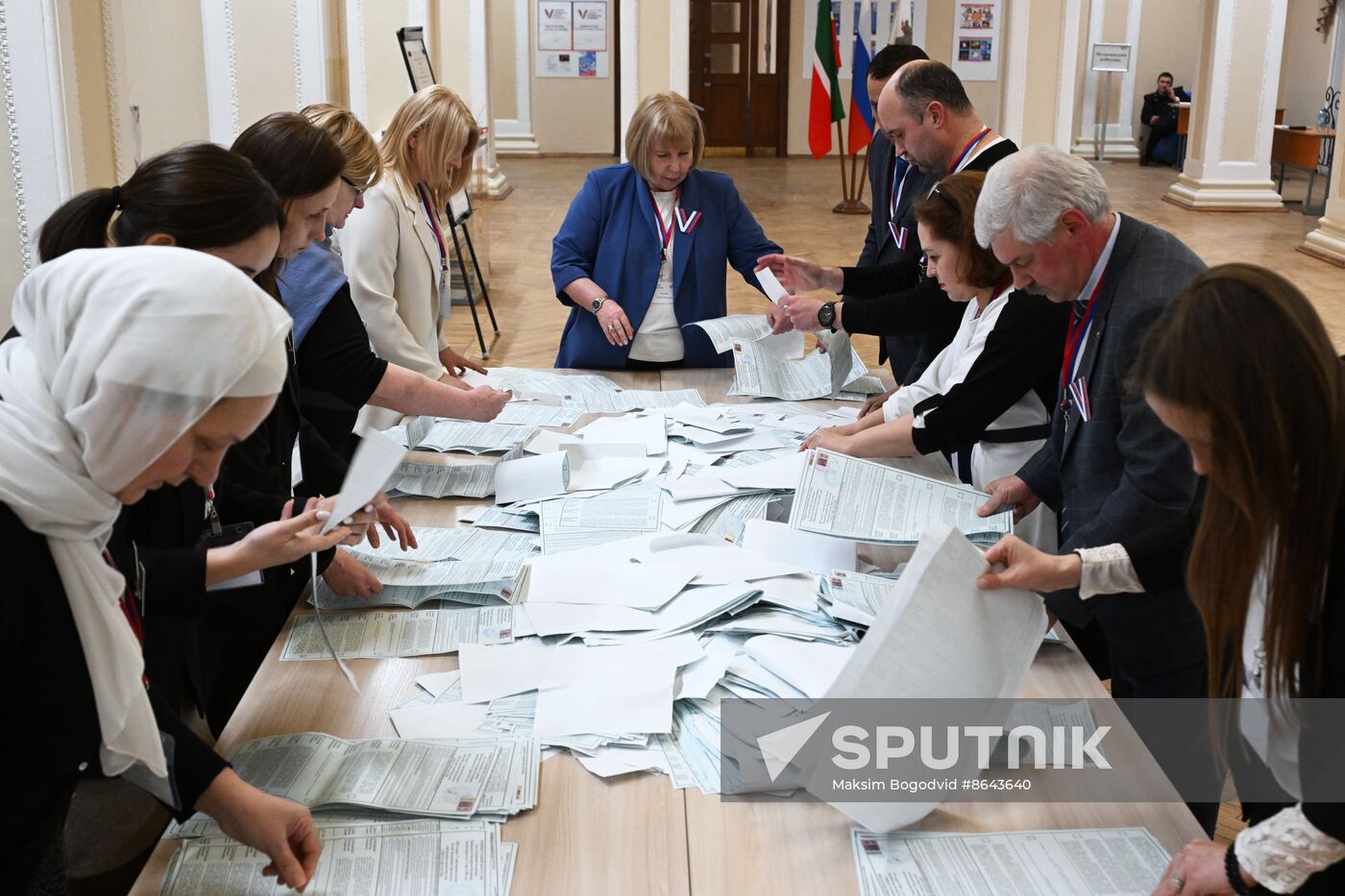 Russia Presidential Election Vote Counting