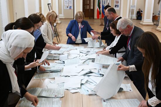 Russia Presidential Election Vote Counting