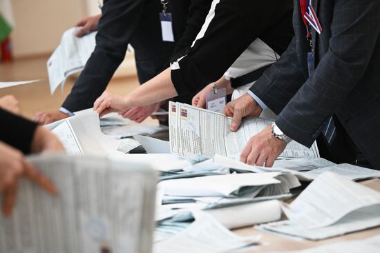 Russia Presidential Election Vote Counting