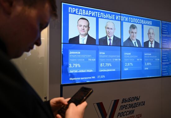 Russia Presidential Election CEC