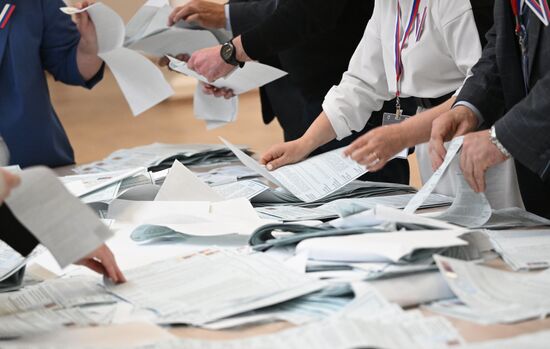 Russia Presidential Election Vote Counting