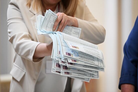 Russia Presidential Election Vote Counting