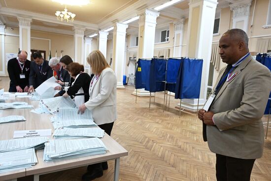 Russia Presidential Election Vote Counting