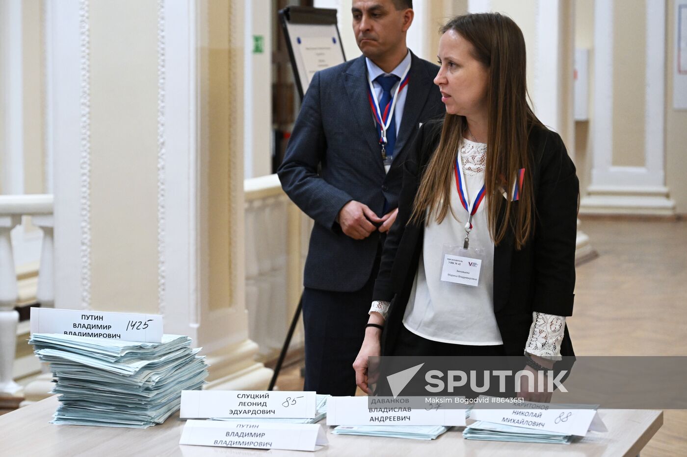 Russia Presidential Election Vote Counting