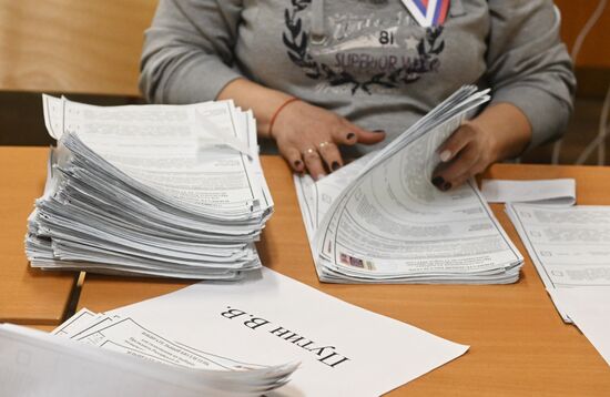 Russia Presidential Election Vote Counting