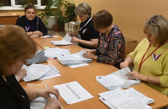 Russia Presidential Election Vote Counting