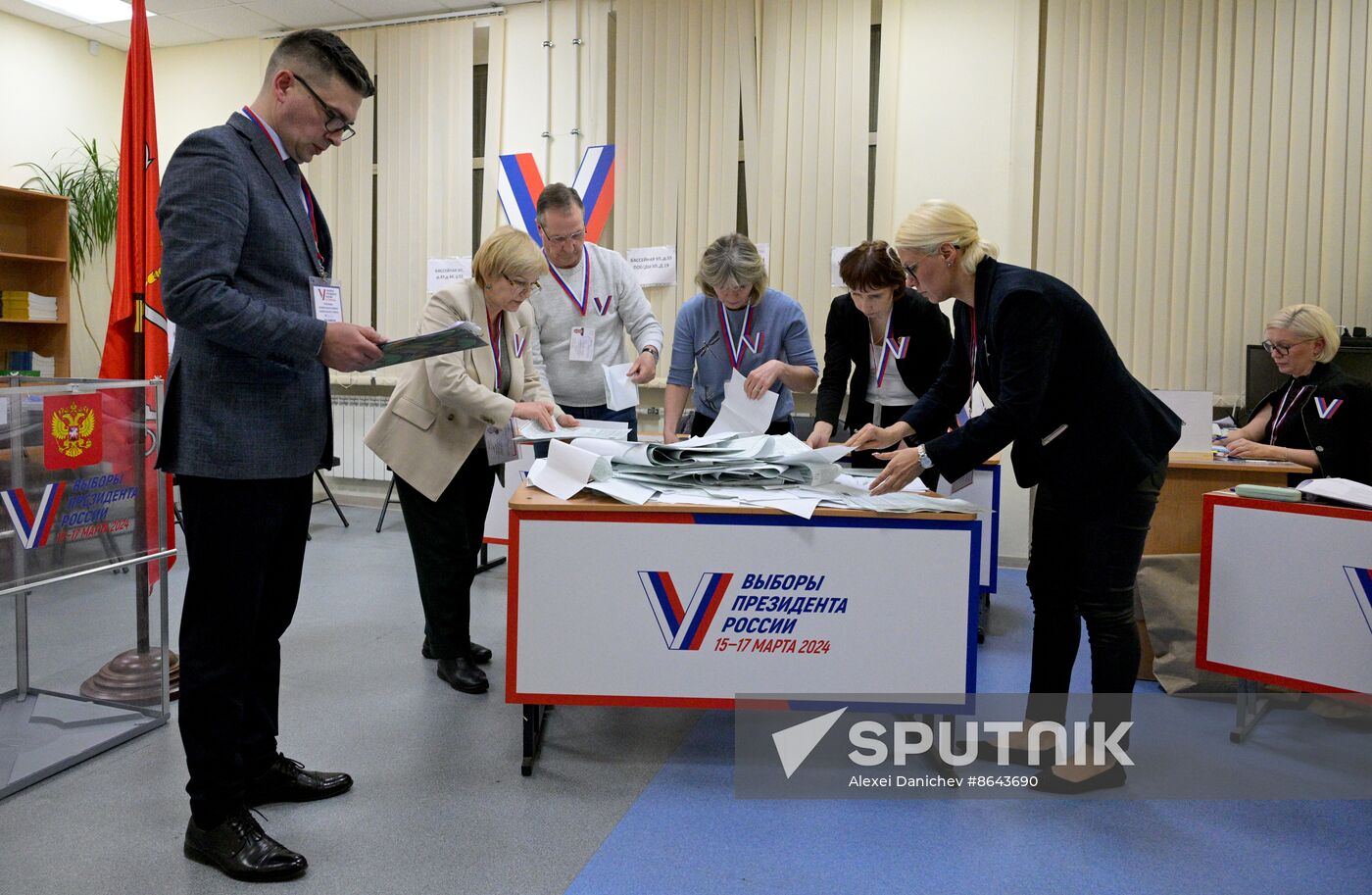 Russia Presidential Election Vote Counting