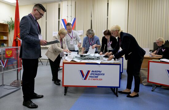 Russia Presidential Election Vote Counting