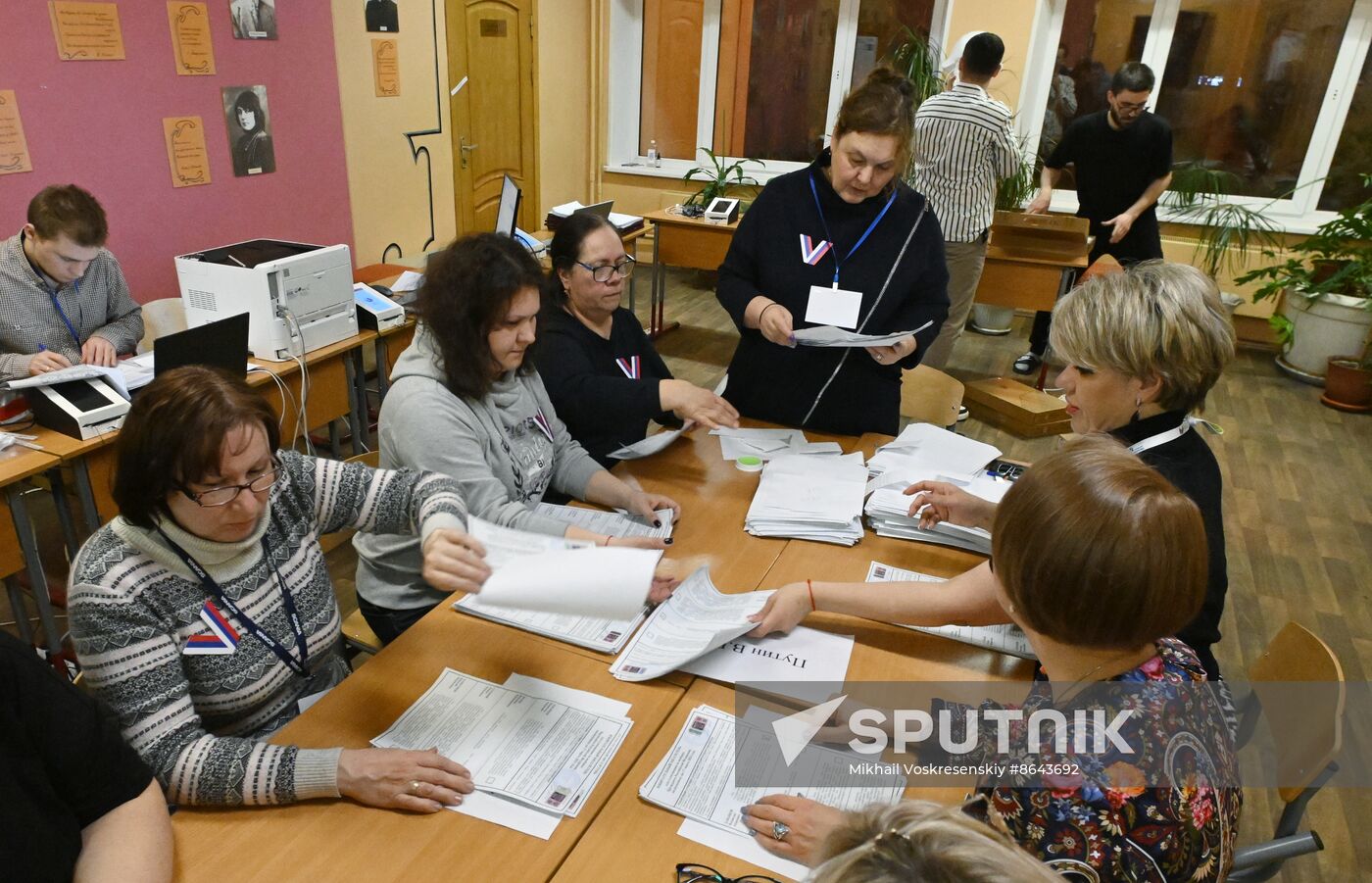 Russia Presidential Election Vote Counting