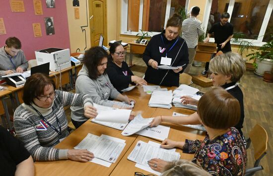 Russia Presidential Election Vote Counting