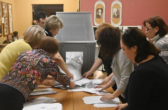 Russia Presidential Election Vote Counting