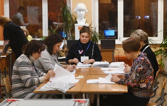 Russia Presidential Election Vote Counting