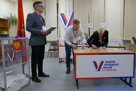 Russia Presidential Election Vote Counting