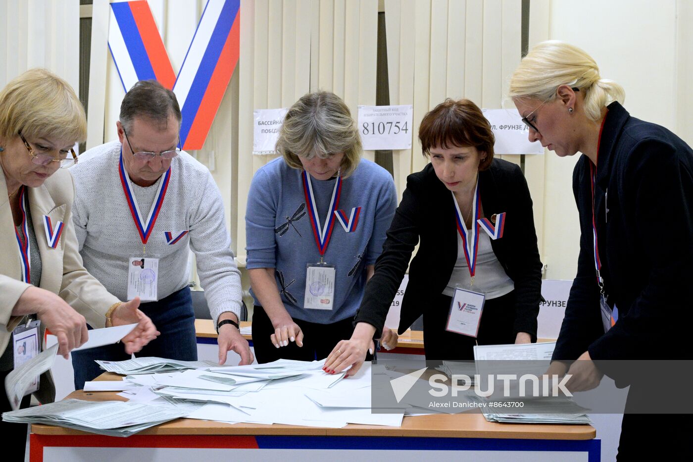 Russia Presidential Election Vote Counting