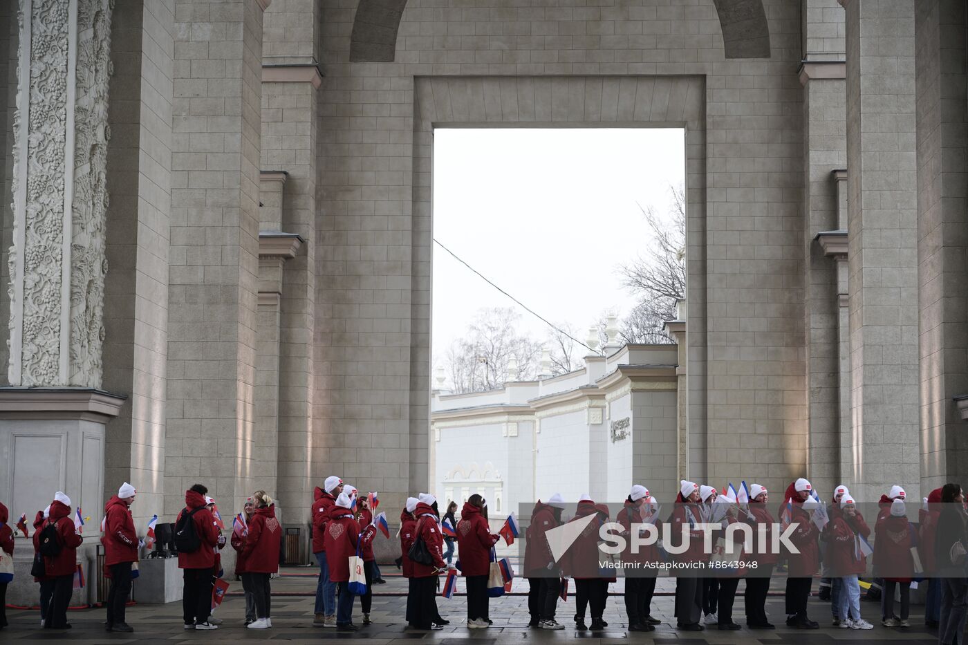 RUSSIA EXPO. Festive march, Crimea - Sevastopol - Russia FOREVER