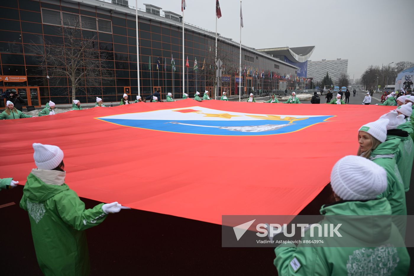 RUSSIA EXPO. Festive march, Crimea - Sevastopol - Russia FOREVER