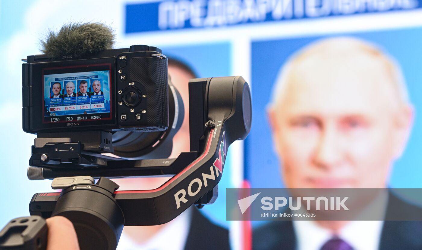 Russia Presidential Election Preliminary Results