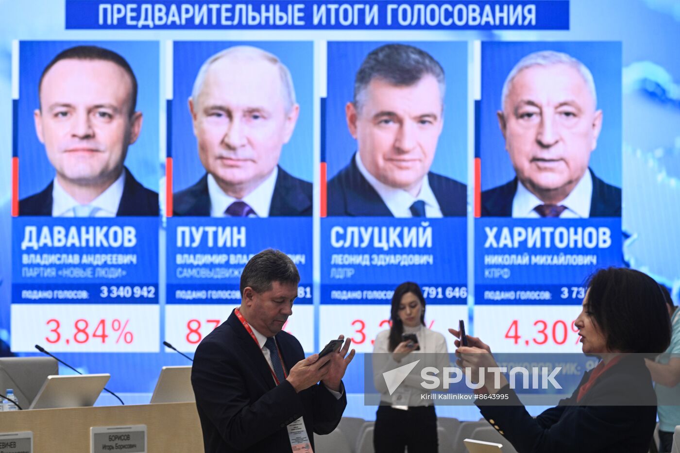 Russia Presidential Election Preliminary Results