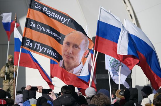 Russia Regions Crimea Reunification Anniversary