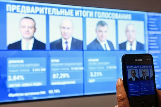 Russia Presidential Election Preliminary Results