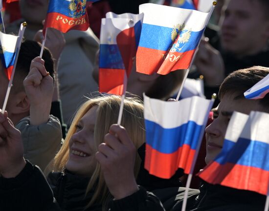 Russia Regions Crimea Reunification Anniversary