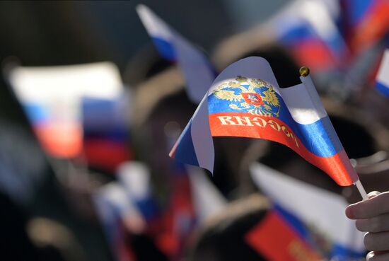 Russia Regions Crimea Reunification Anniversary