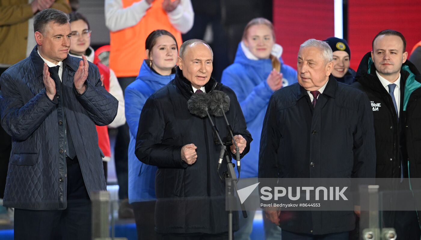 Russia Putin Crimea Reunification Anniversary