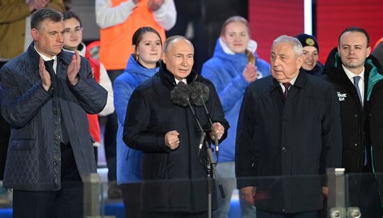 Russia Putin Crimea Reunification Anniversary