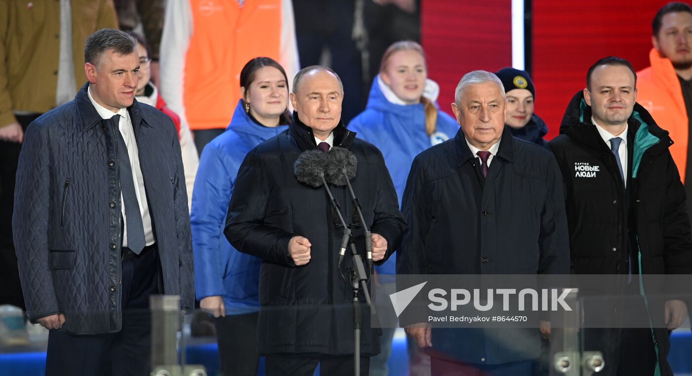 Russia Putin Crimea Reunification Anniversary