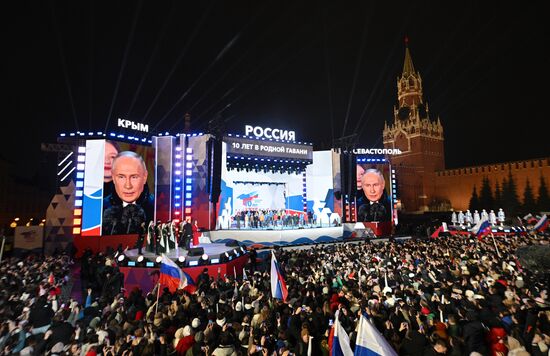 Russia Putin Crimea Reunification Anniversary