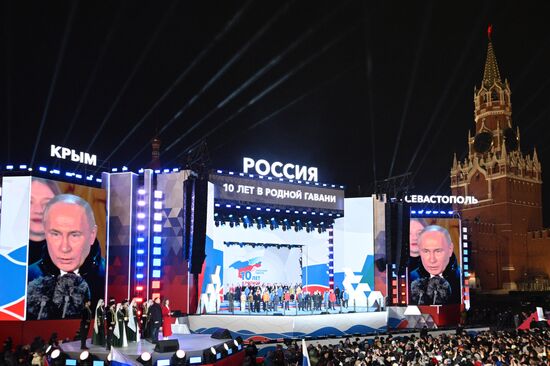 Russia Putin Crimea Reunification Anniversary