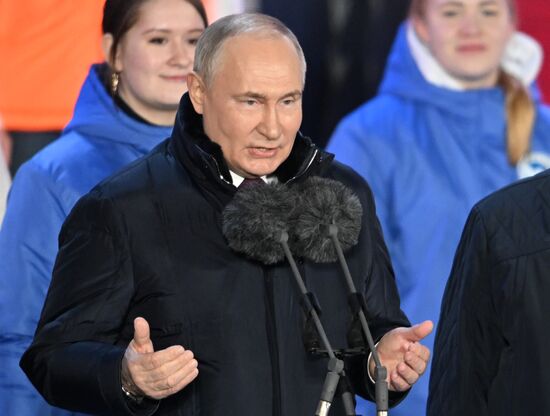 Russia Putin Crimea Reunification Anniversary