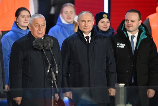 Russia Putin Crimea Reunification Anniversary