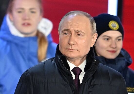 Russia Putin Crimea Reunification Anniversary