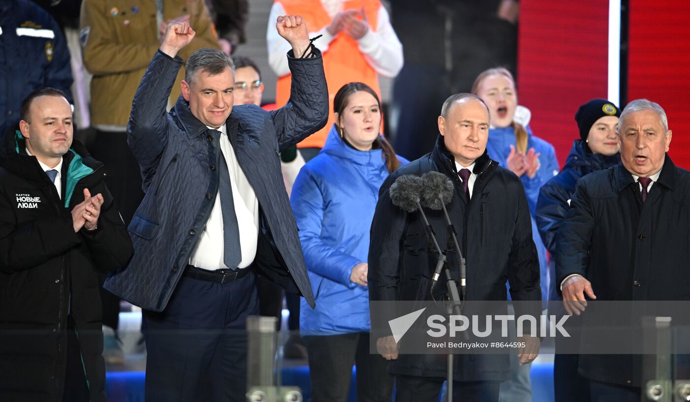 Russia Putin Crimea Reunification Anniversary