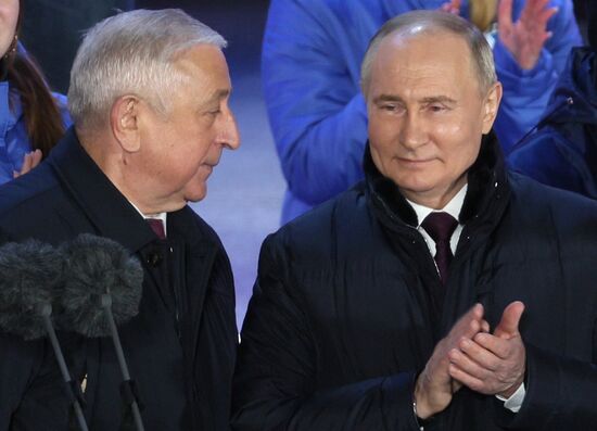 Russia Putin Crimea Reunification Anniversary