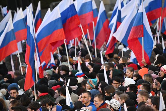 Russia Putin Crimea Reunification Anniversary