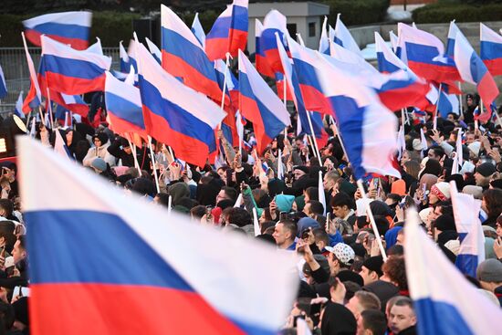 Russia Putin Crimea Reunification Anniversary