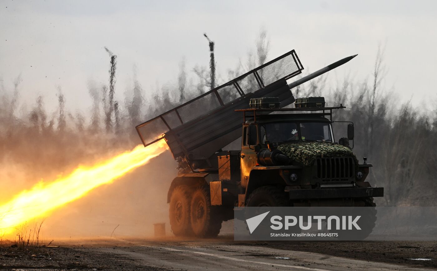 Russia Ukraine Military Operation Artillery Unit