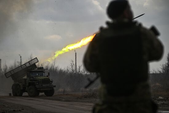 Russia Ukraine Military Operation Artillery Unit