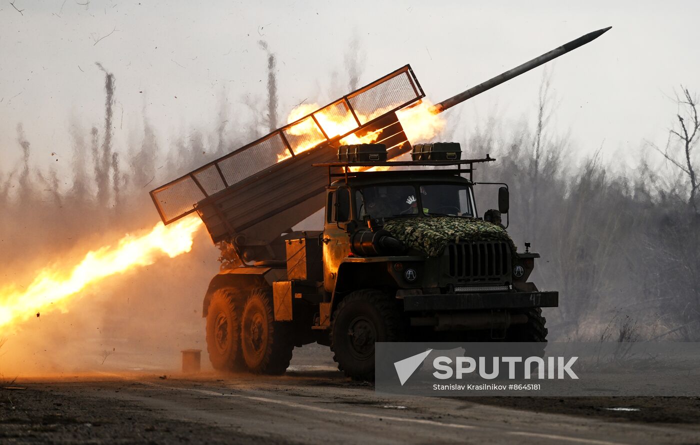 Russia Ukraine Military Operation Artillery Unit