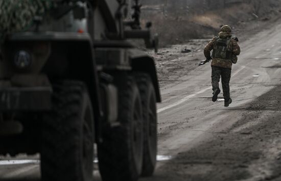 Russia Ukraine Military Operation Artillery Unit