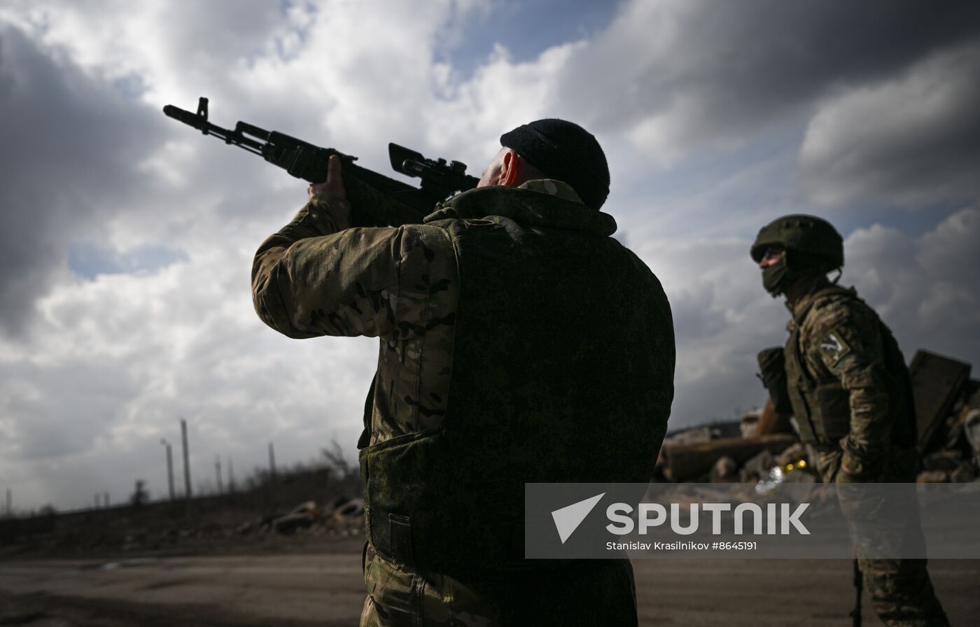 Russia Ukraine Military Operation Artillery Unit
