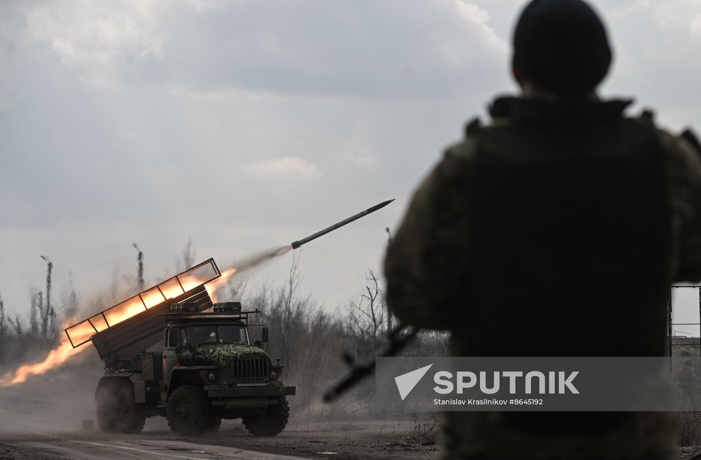 Russia Ukraine Military Operation Artillery Unit
