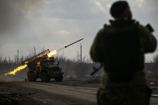 Russia Ukraine Military Operation Artillery Unit